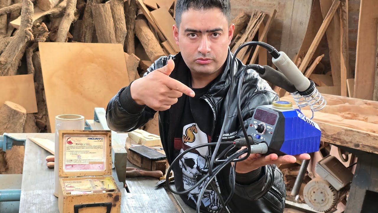 El mejor Pirografo que me compré #pirografia #quemadordemadera