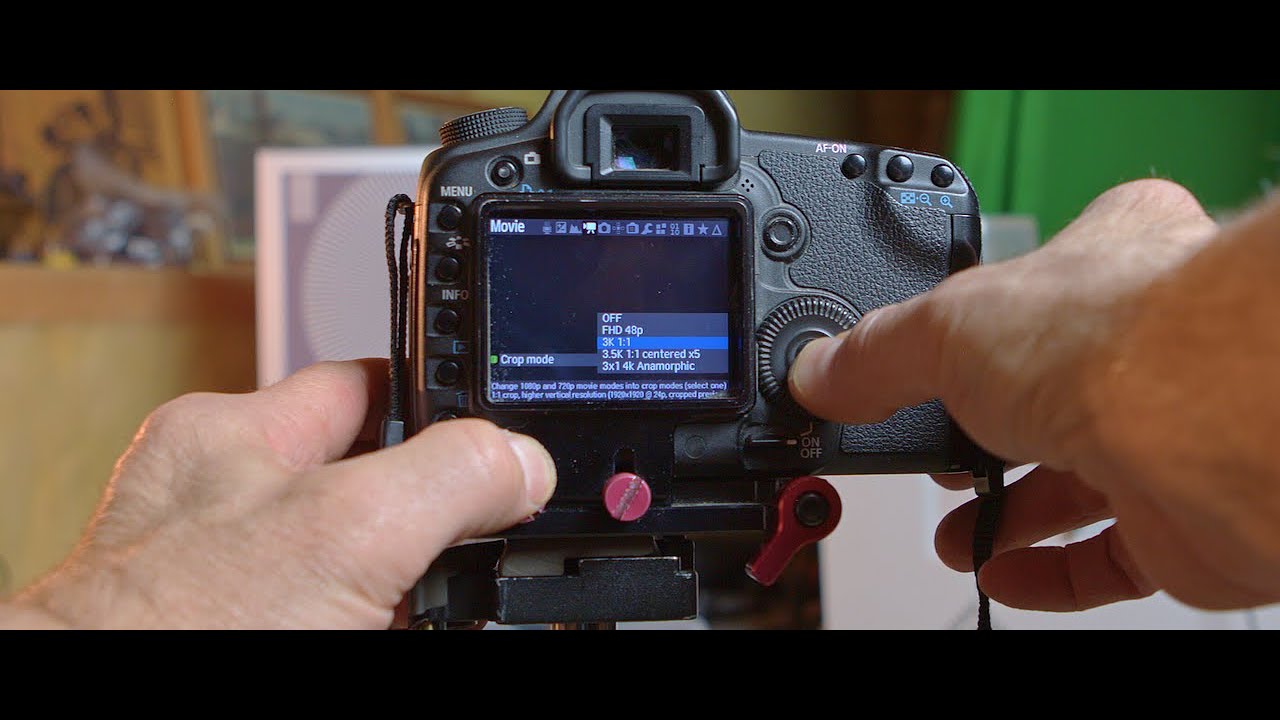 5D Mark ii Crop Record Setup - Shot on 50D in 10bit Raw 4k Anamorphic