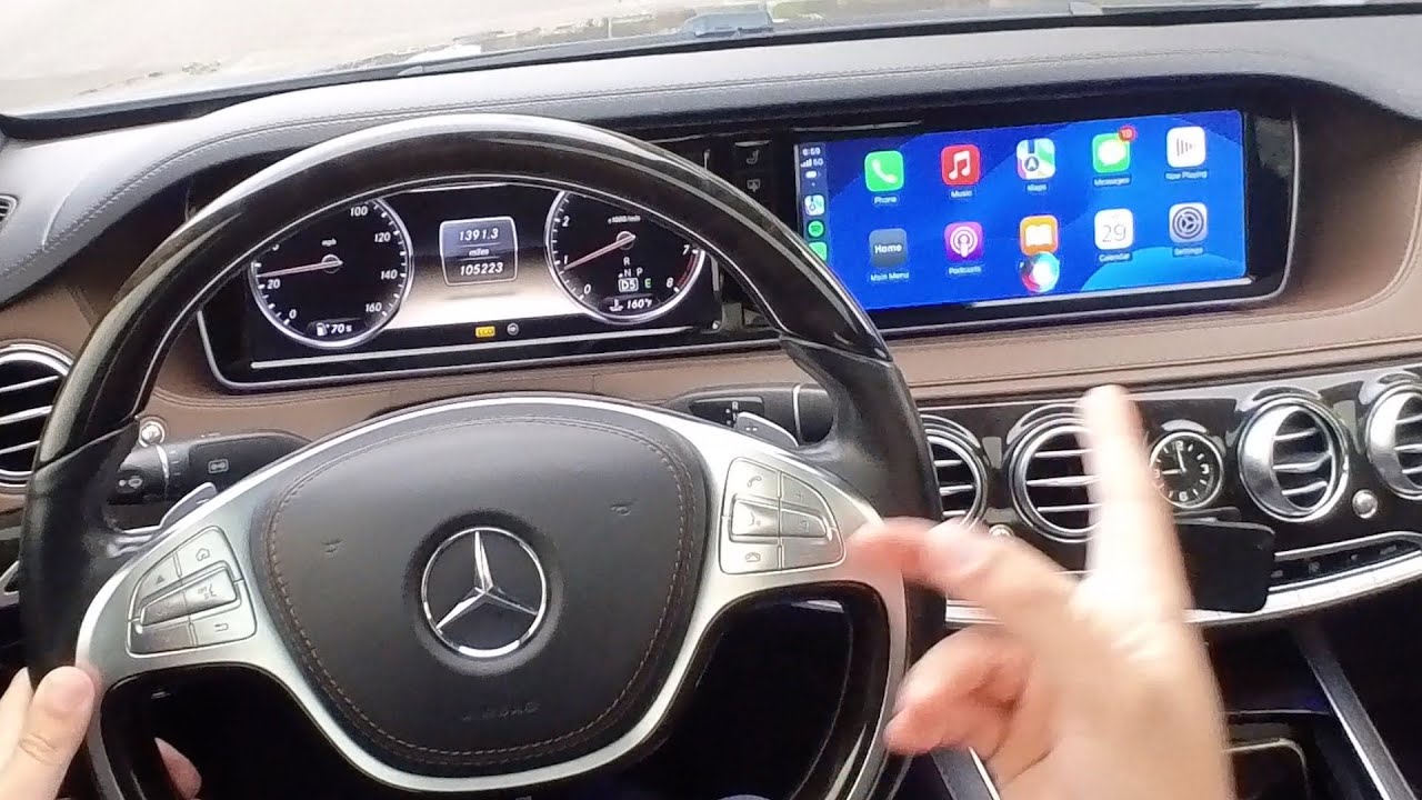 CarPlay Upgrade for Mercedes S550 - GTACarKits quick demo