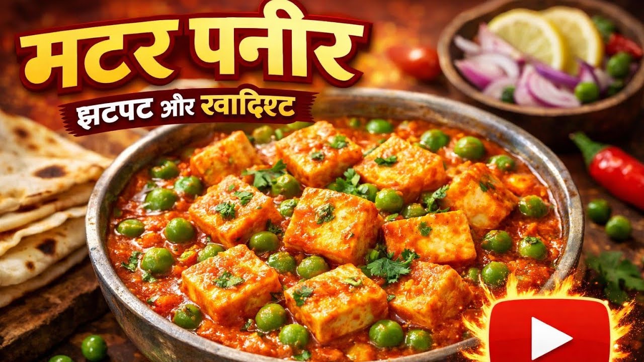 🔥Restorent जैसा मटर पनीर घर पर ऐसे बनाएं। 🍲 👌@PR_cooking111