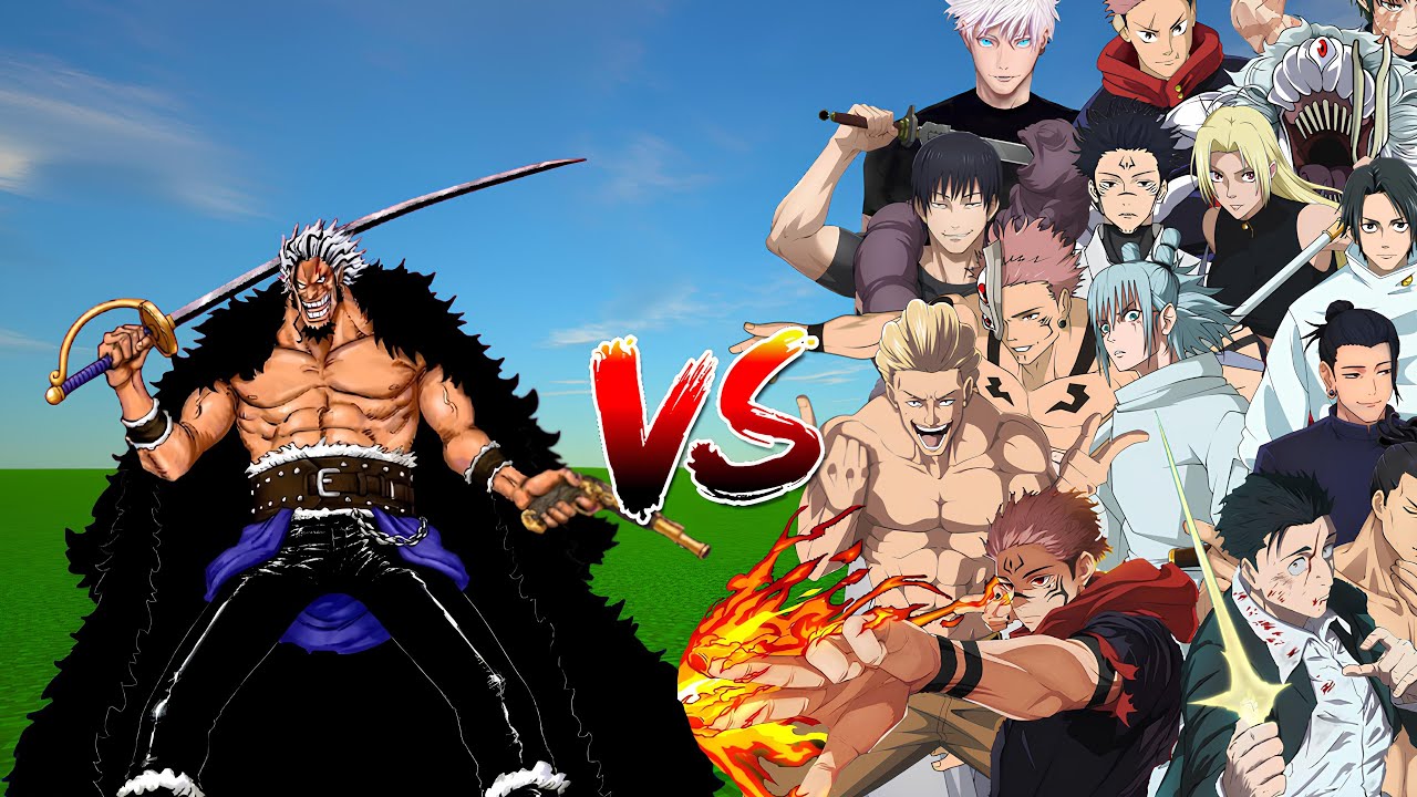Rocks D. Xebec Vs Strongest Jujutsu Kaisen