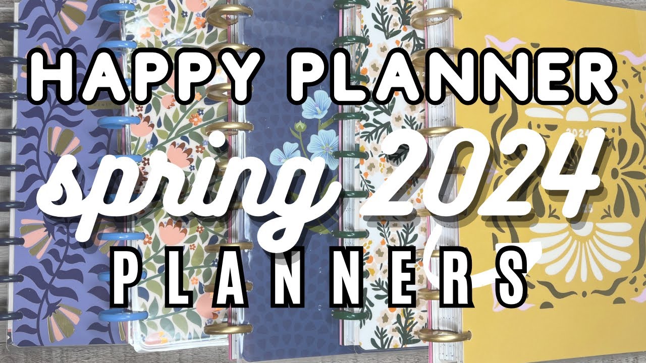 SPRING 2024 HAPPY PLANNER | Planner Flip Thrus