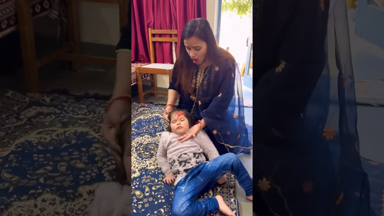 Akshita ko mummy se daat padh gai 😲