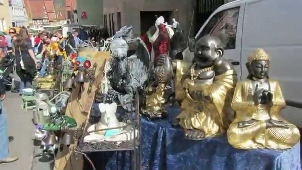 Wahnsinn, so ein Andrang ! Trödelmarkt in Spalt- 30.03.2014