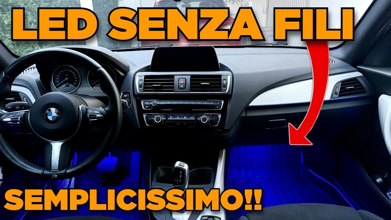 COME INSTALLARE LED SENZA FILI sulla TUA AUTO in MODO SEMPLICE