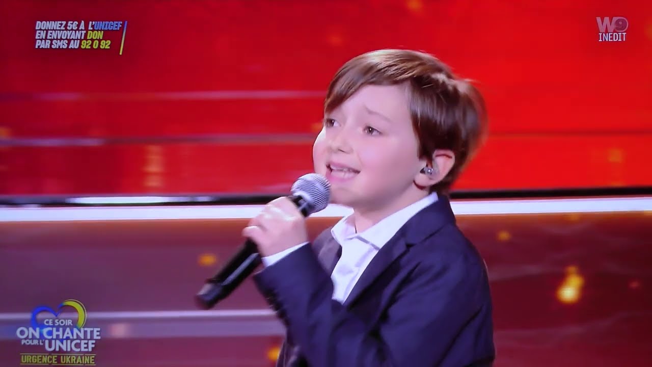 Les Petits Chanteurs d'Asnières - Poppys - Concert Unicef/Ukraine - Sauver l'amour - Anne Sila -