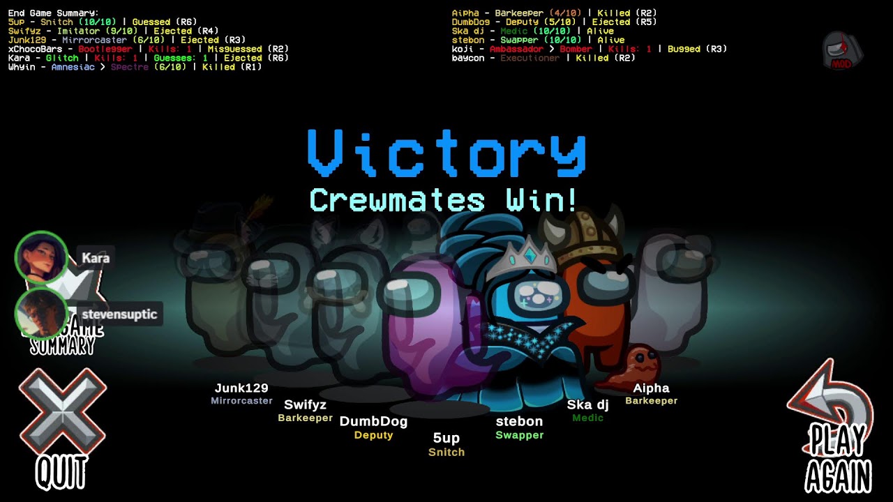 Attempting to win on the same team as Steve (Impossible)