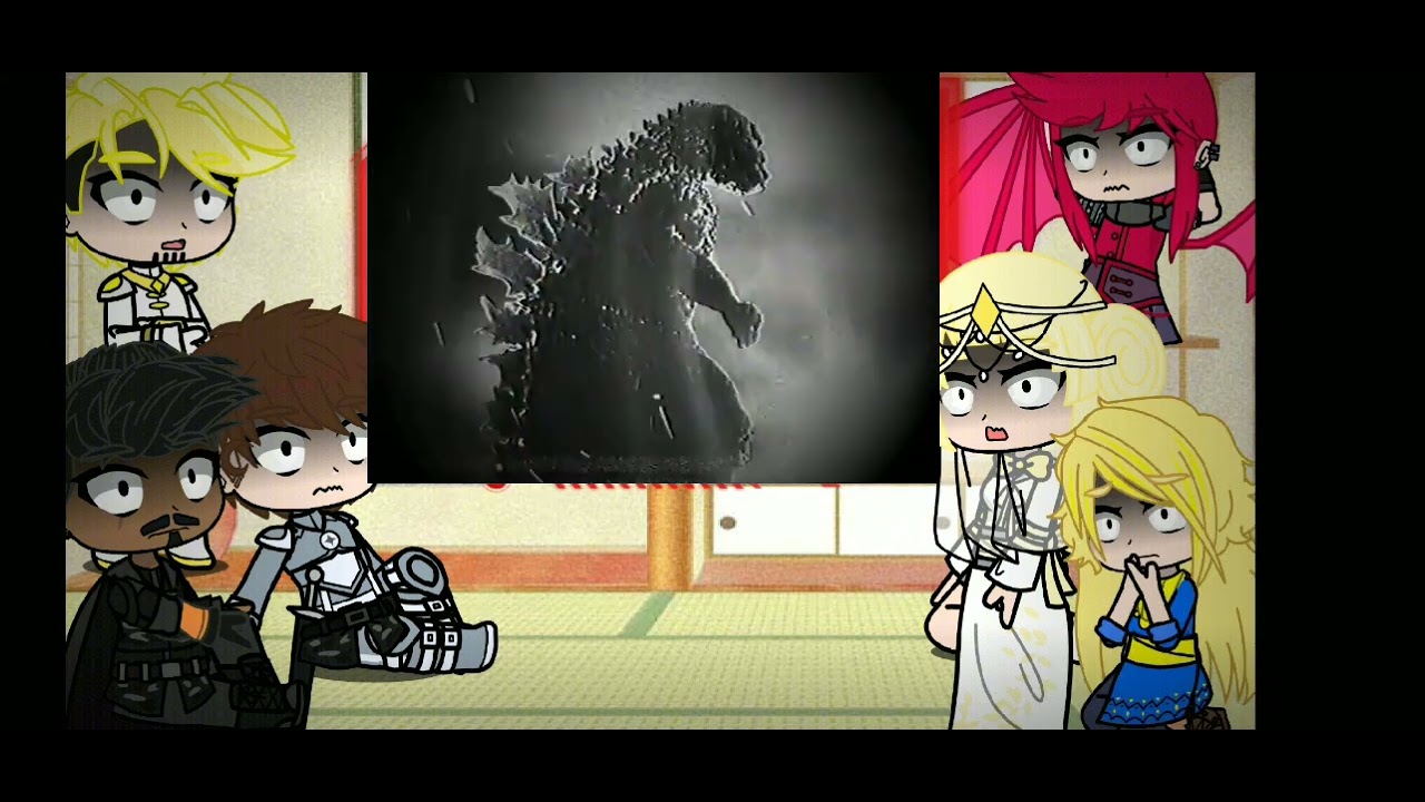 🔵Nimona:reagindo ao rap do Godzilla🦎The man in the suit 🙇💀⚫