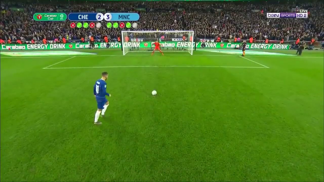 Eden hazard Panenka Penalty in Cup Final