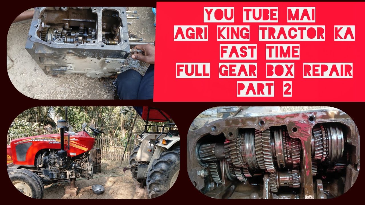 Agri king 20 55 full gear box repair part 2,       24 speed Fully synchronous gearbox repair, 
