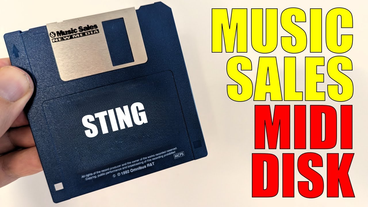 Music Sales SMF Disk: Sting (Roland SC-55)