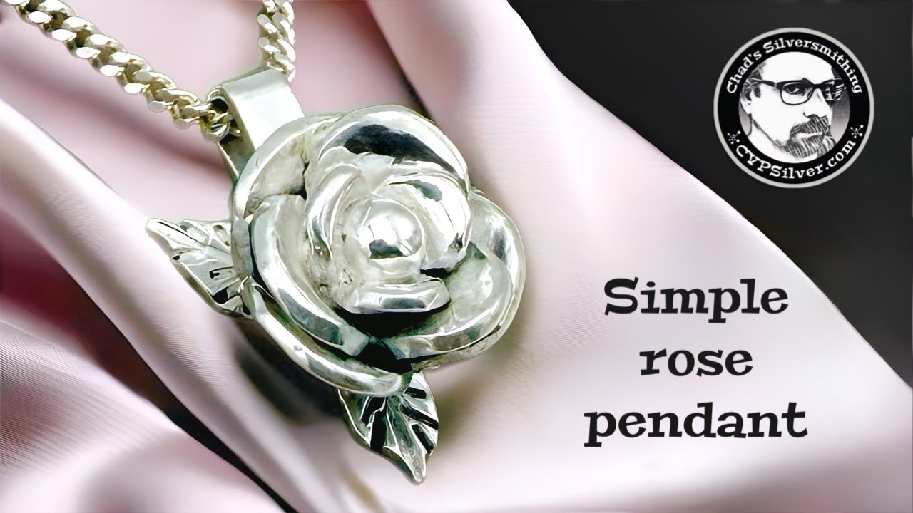 How to Make a Silver Rose Pendant:  A Silversmithing Tutorial