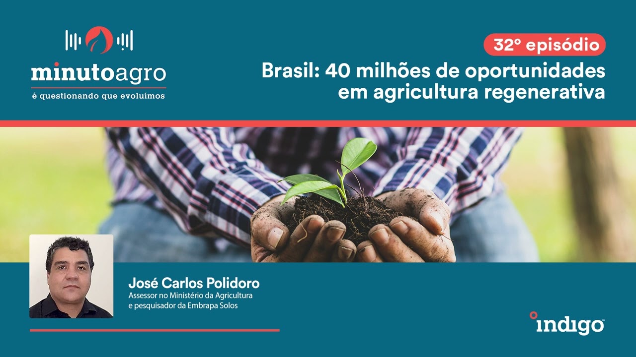 Minuto Agro | Ep 32: Brasil: 40 milhões de oportunidades em agricultura regenerativa