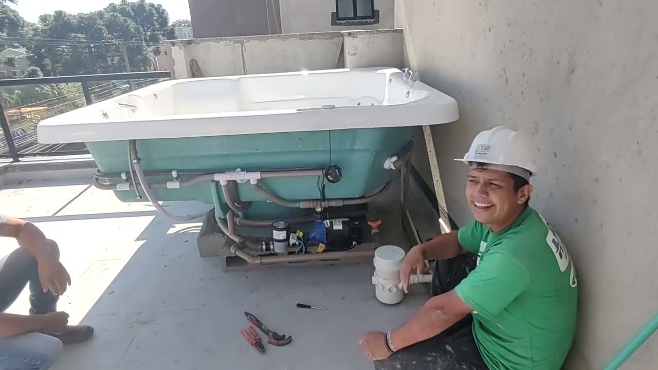 SPA INICIANDO A INSTALAÇÃO DA JAKUZZI (parte 1)