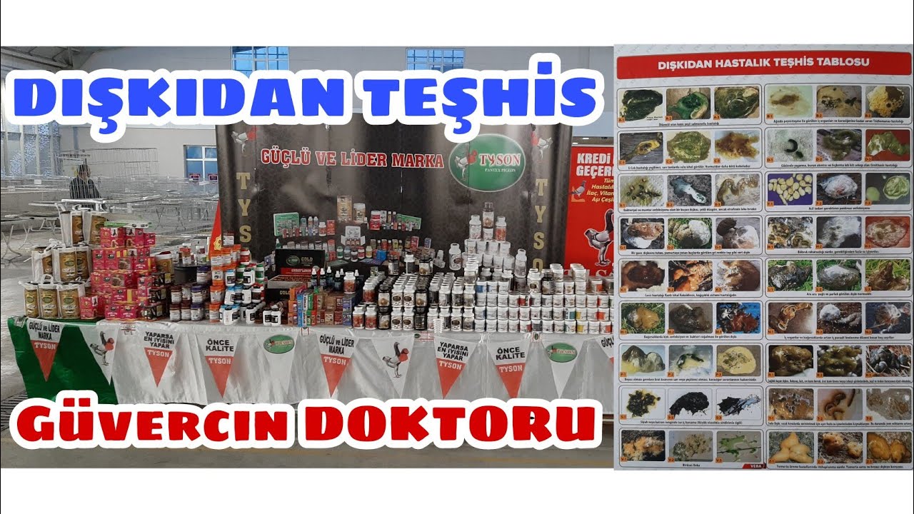 DIŞKIDAN HASTALIK TEŞHİSİ *  GÜVERCİN DOKTORU * TYSON TÜRKİYE DİSTRİBÜTÖRÜ STAND ZİYARETİMİZ