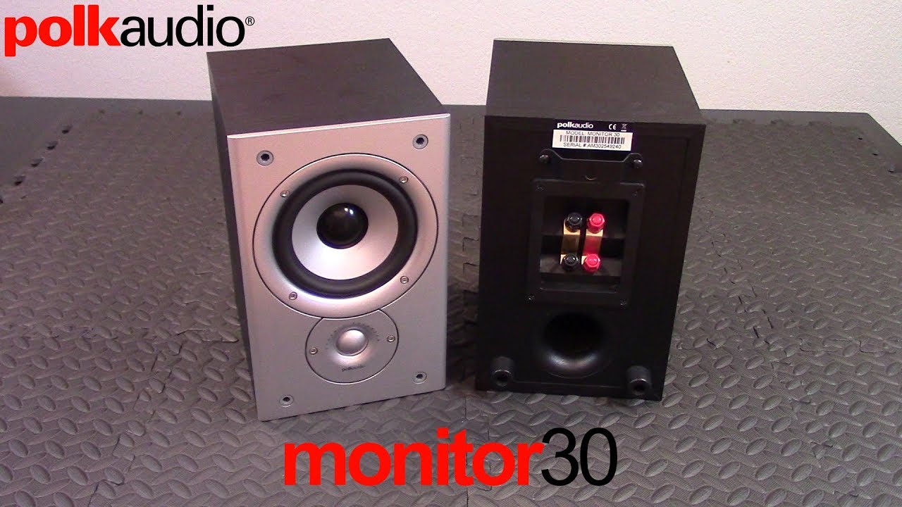 Polk Audio Monitor 30 bookshelf speaker review and demo - budget HiFi