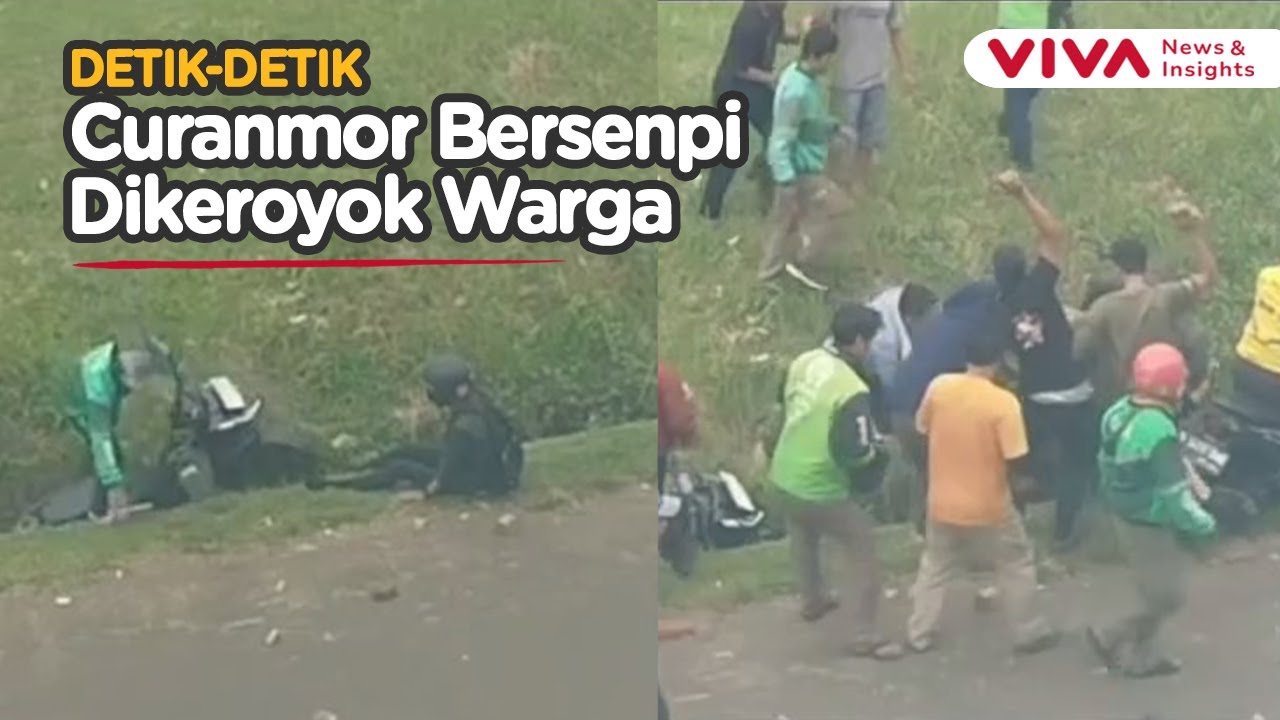 Gagal Maling, Komplotan Curanmor Bersenpi di Amuk Massa