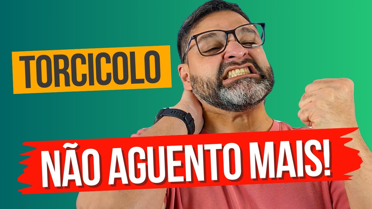 Seu TORCICOLO Vai SUMIR Agora! SALVE ESSE VÍDEO!