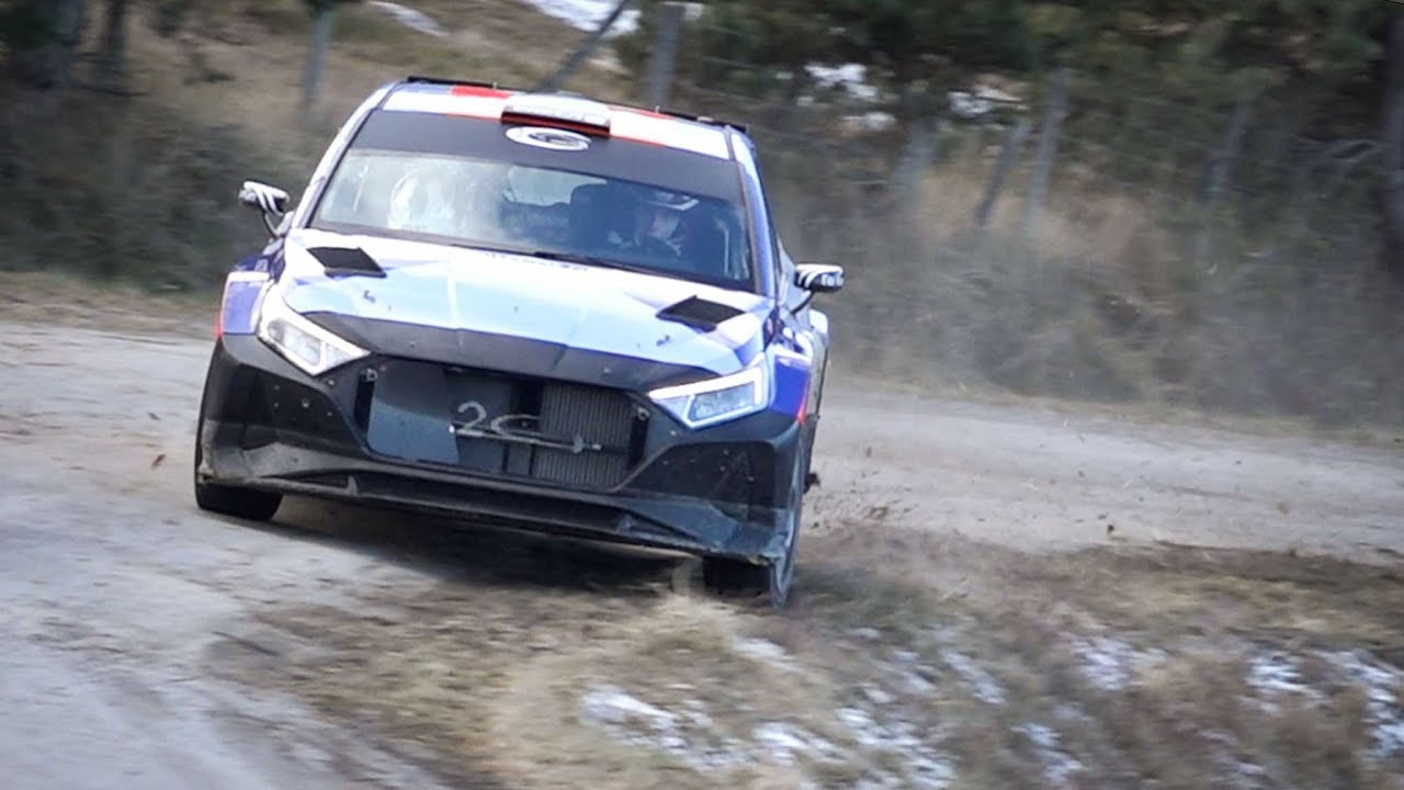 Test Rallye Monte Carlo 2025 | Eric Camilli & Thibault de la Haye | Hyundai i20 N Rally2