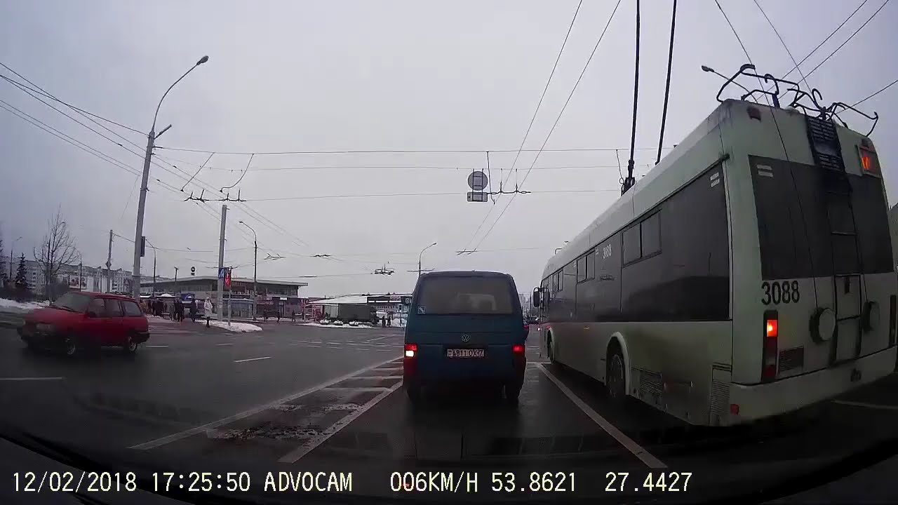 Минск-Фаниполь 12-02-2018 (timelapse 4x)