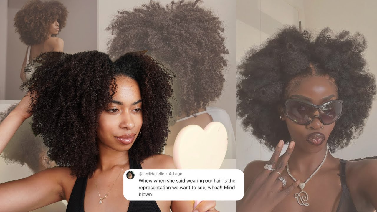 watch this if you lack confidence in wearing your natural hair