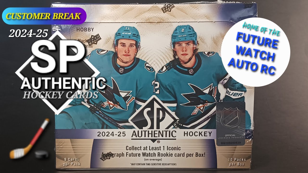 THIS ONE PUTS OUT A CASE HIT! 2024-25 SP AUTHENTIC HOCKEY BOX (CUSTOMER BREAK) #hockeycards #hockey