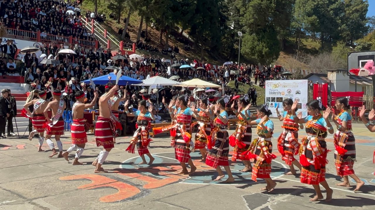 Zeliangrong Dance @ 10th Spring Fest, 2024. SJC (A), Jakhama