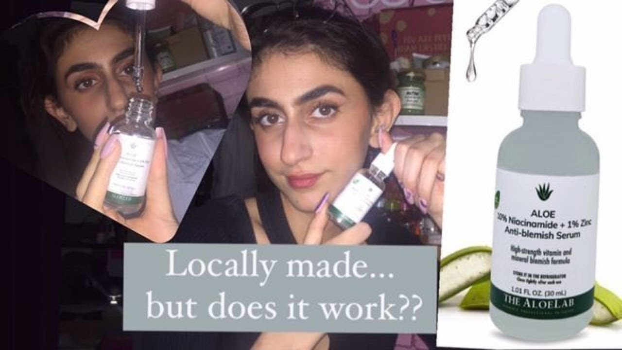 I'm FINALLY Reviewing The AloeLab: ALOE 10% NIACINAMIDE +1% ZINC ANTI-BLEMISH SERUM!!