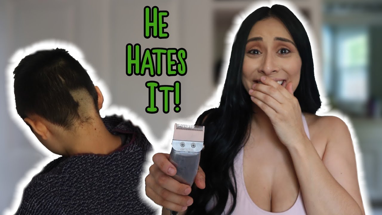 It was time for a haircut! | Mom cuts son's hair