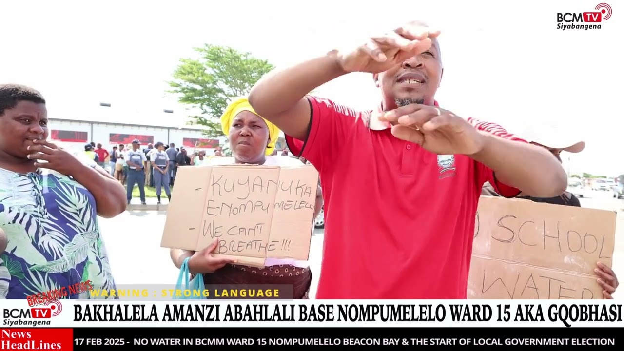 BCMTV : WATER CRISIS IN BCMM WARD 15 NOMPUMELELO BEACON BAY
