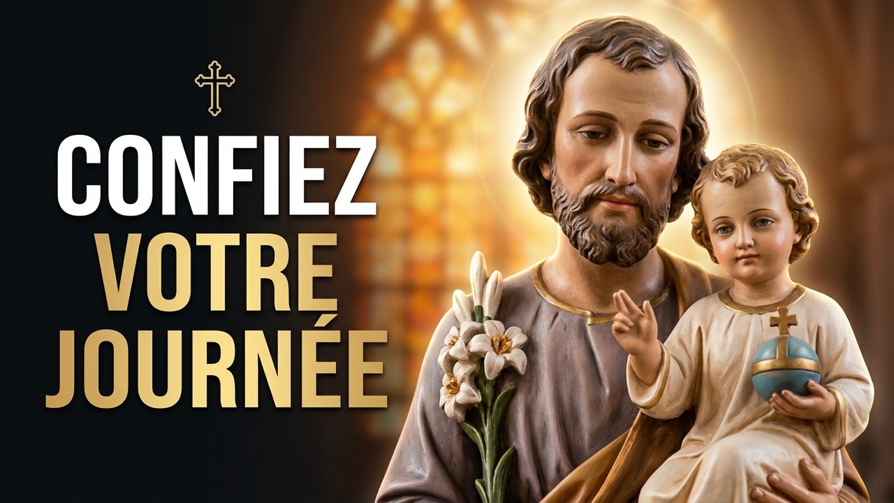✝️ PRIÈRE DU MATIN : Saint Joseph, je vous confie ma Journée
