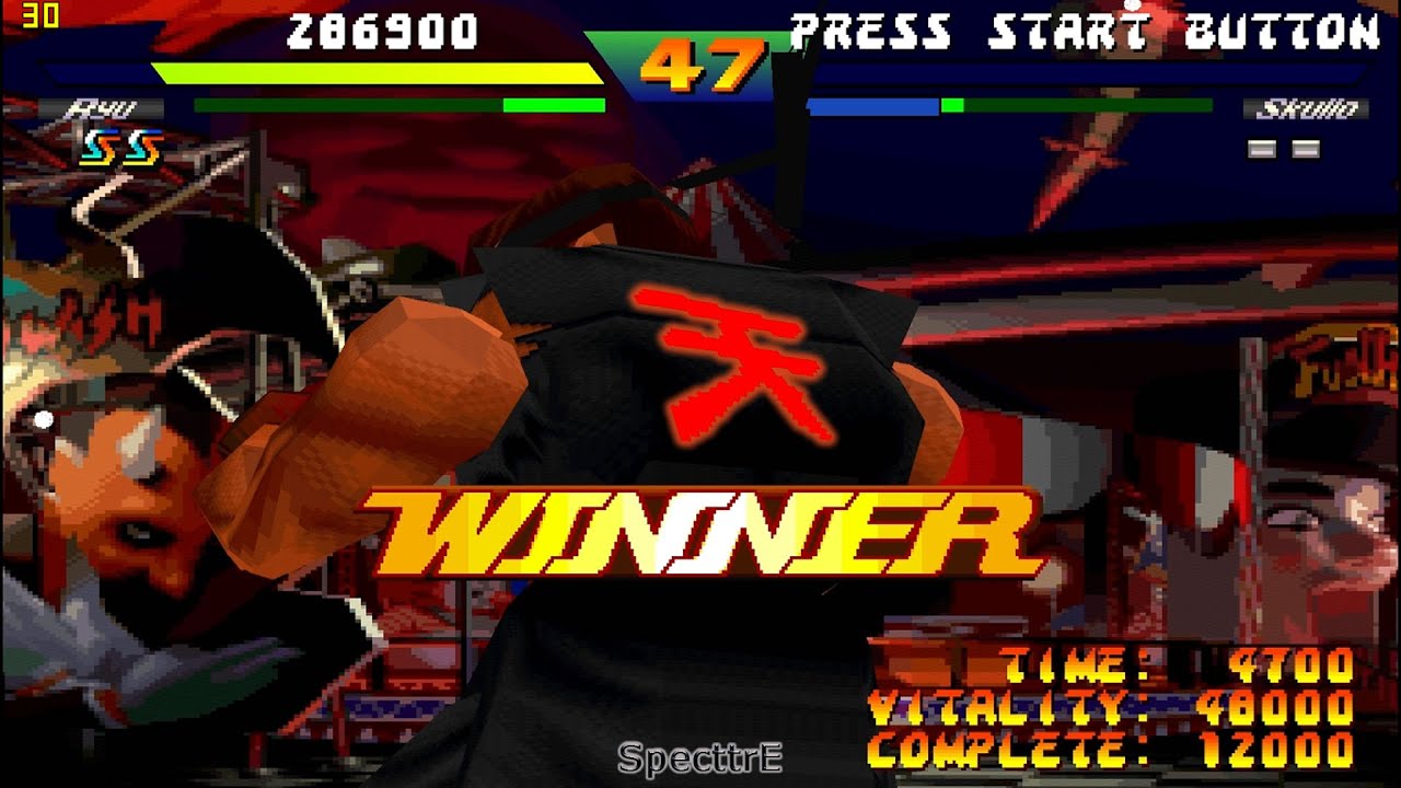 Street Fighter Ex Plus Alpha - Evil Ryu Playthrough [Arcade Mode] - [NO TAS]