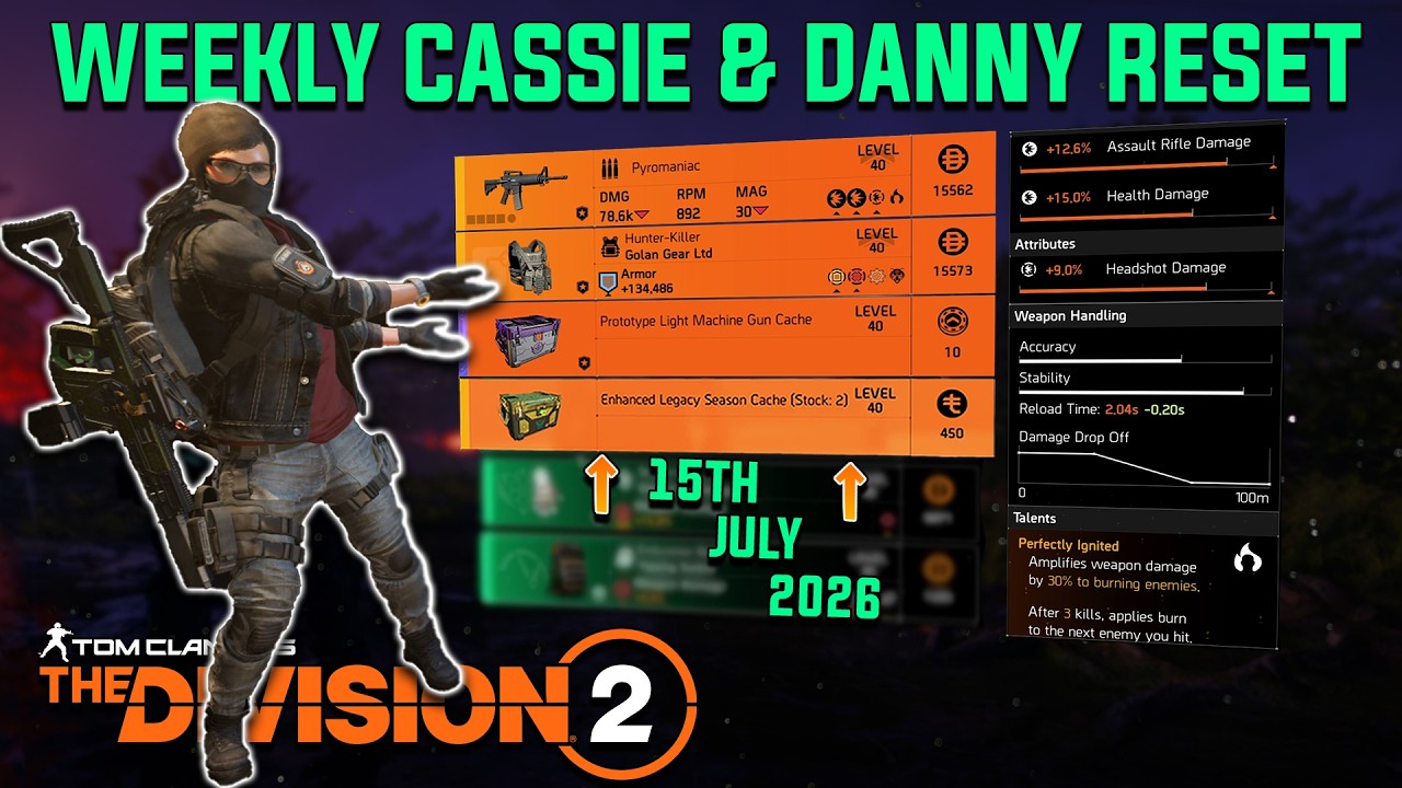 The Division 2 | Danny SCAMMED Me AGAIN?! Cassie & Escalation Reset (July 15, 2026)