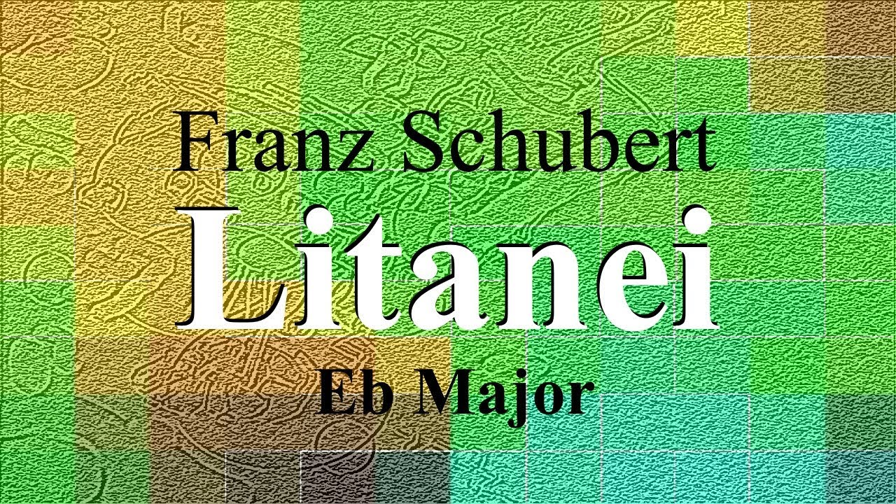 Litanei - Franz Schubert - piano accompaniment - Eb Major