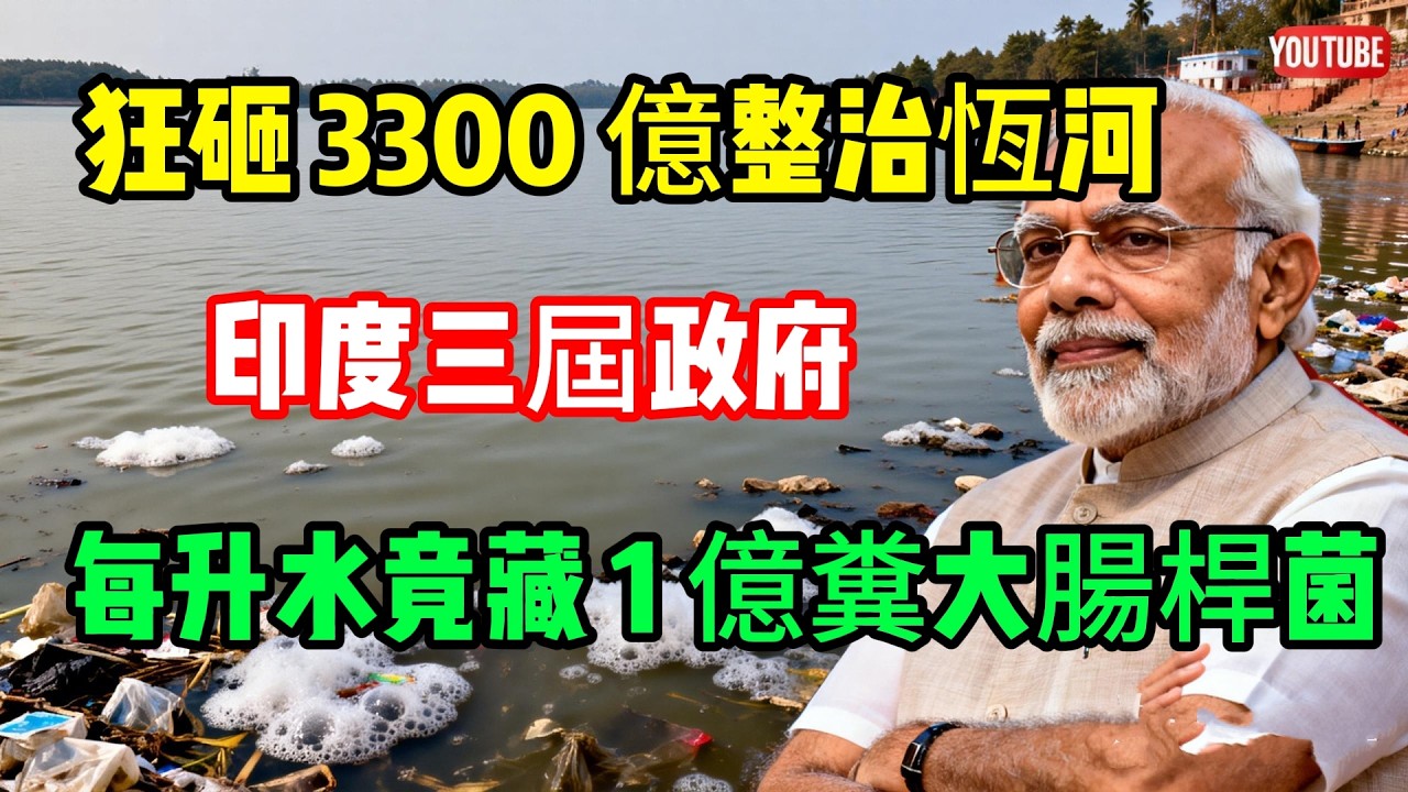 印度三屆政府狂砸 3300 億整治恆河每升水竟藏 1 億糞大腸桿菌