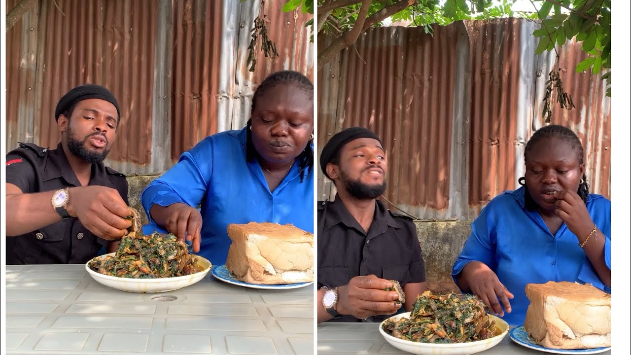Officer DONT want me to finish my food in peace , my soup with plenty fish inside 😆