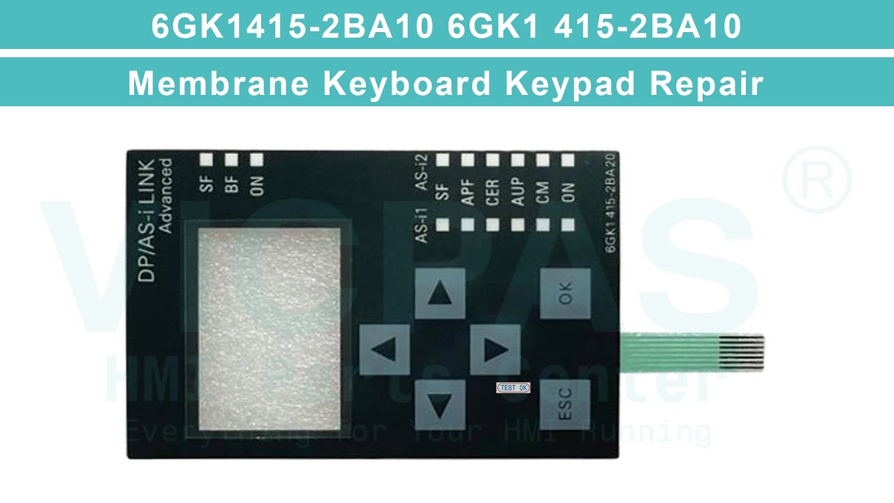 SIEMENS SIMATIC NET 6GK1415-2BA10 6GK1 415-2BA10 Terminal Keypad Replacement