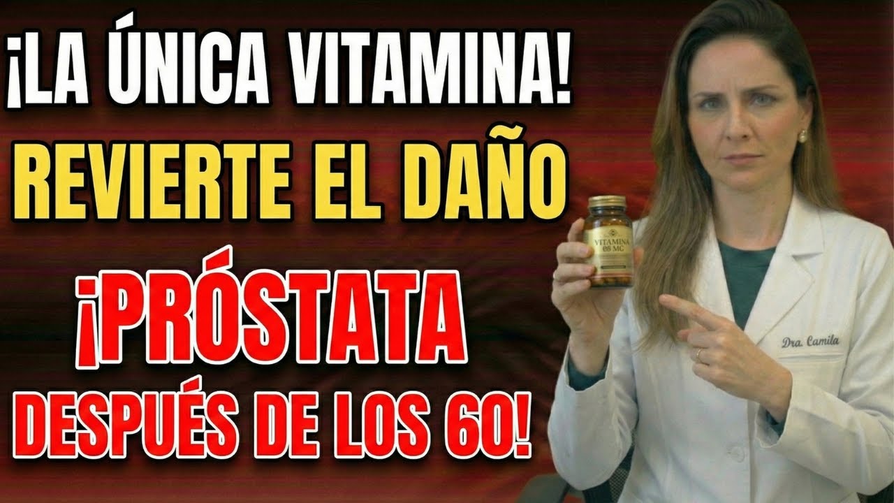 La ÚNICA Vitamina que REVIERTE el Daño en tu Próstata Después de los 60 | Comprobado