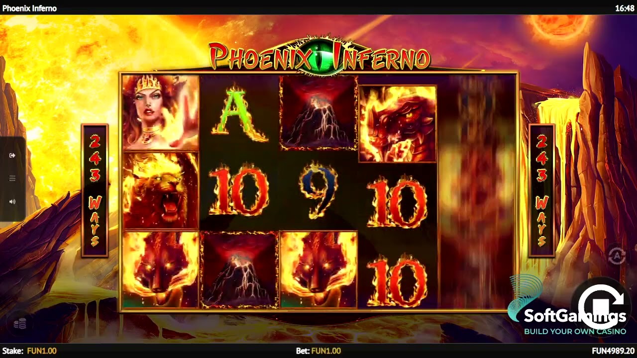 1x2 Network - Phoenix Inferno - Gameplay Demo