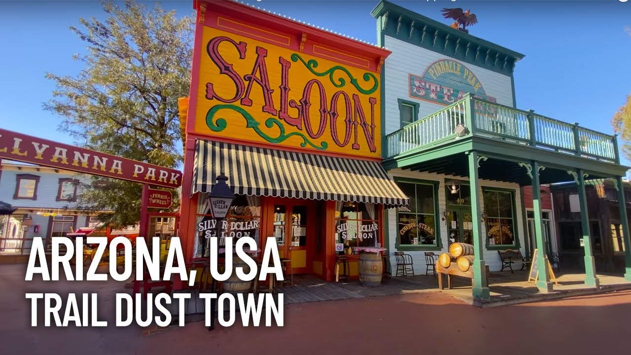 Tucson AZ Trail Dust Town - Historical Outdoor Shopping Center