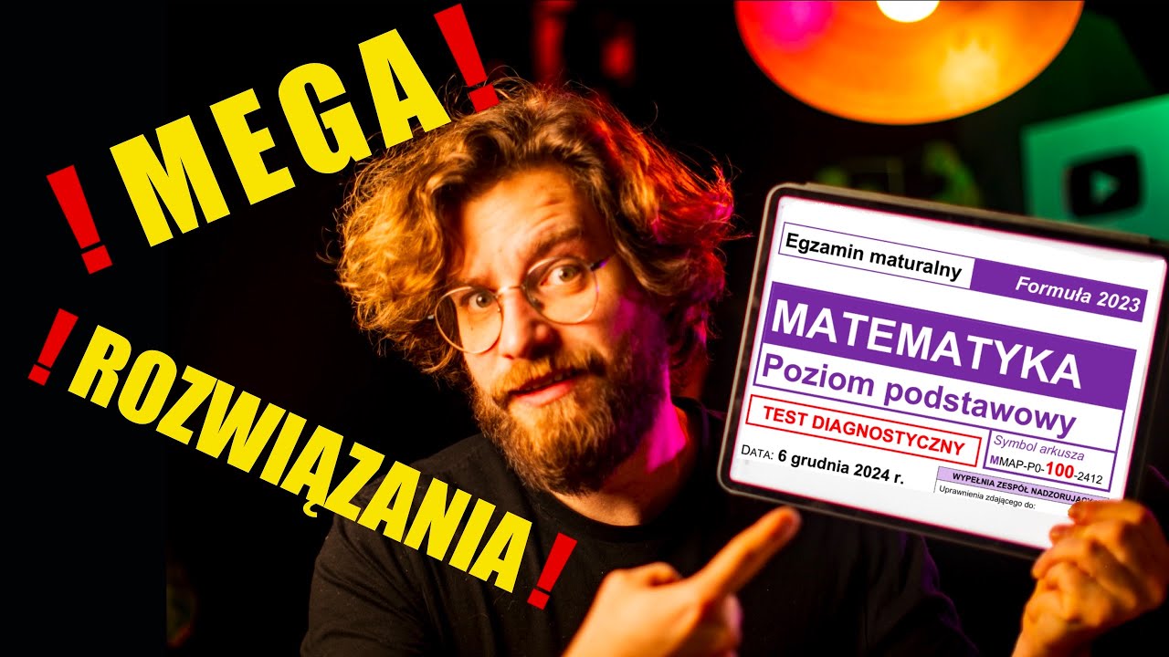 MATURA PRÓBNA 2024 z MATEMATYKI CKE grudzień poziom podstawowy 💥Ekspresowe ROZWIĄZANIA i ODPOWIEDZI