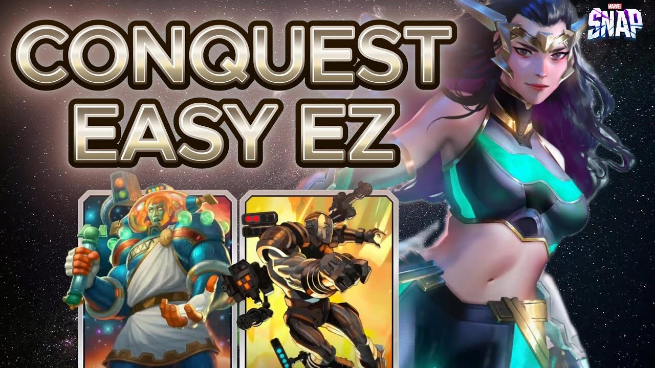 EZ CONQUEST WITH BEST DECK VIEWER! Combo Gampang Power Besar! Marvel SNAP Indonesia go to 1000 sub
