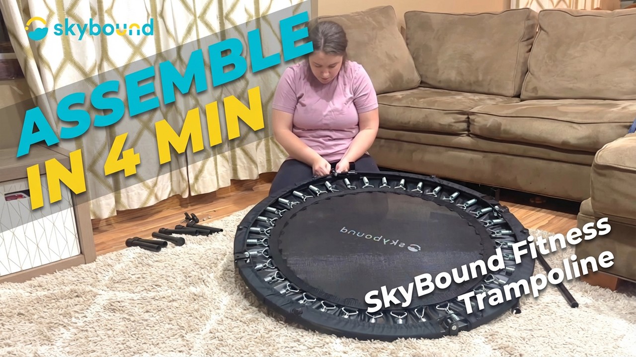 Home Cardio Essential! SkyBound Rebounder with Bar Setup + Jump Test