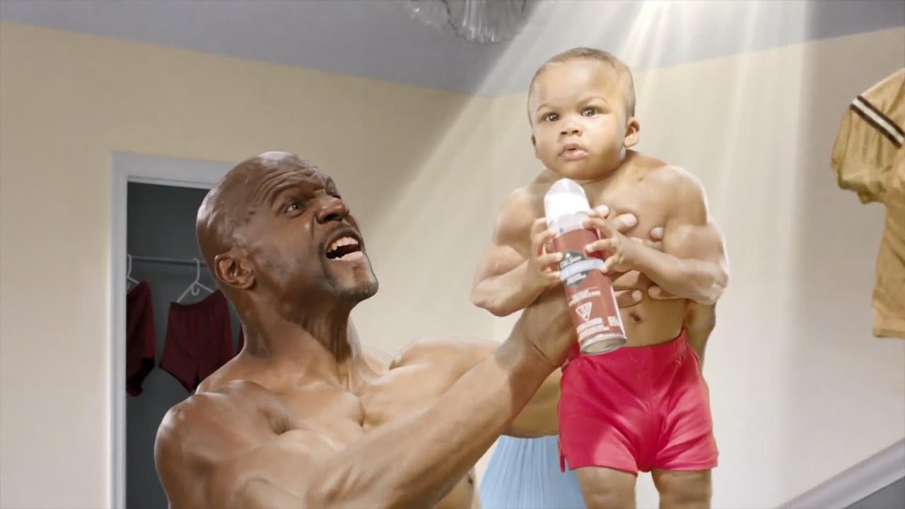 2013. Old Spice Pure Sport Shave Gel - Baby (Terry Crews)