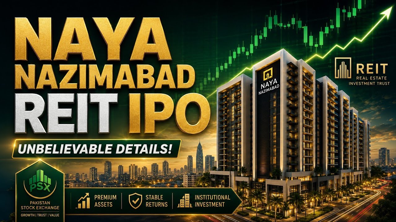 Rental Income, Cap Rates VS Capital Gains, Tax Shield: Naya Nazimabad Apartment REIT IPO Analysis! 