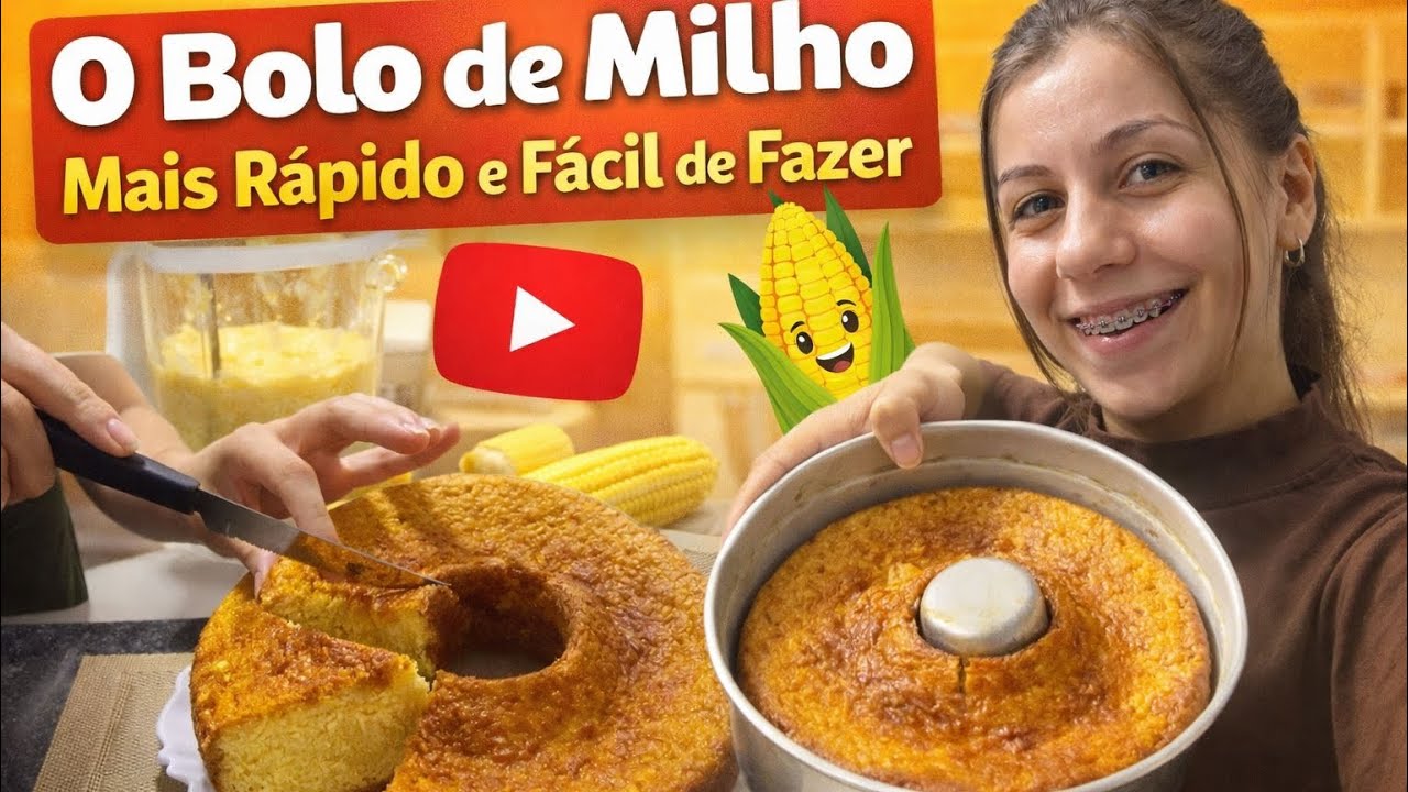 Bolo de milho Fácil e Rápido !