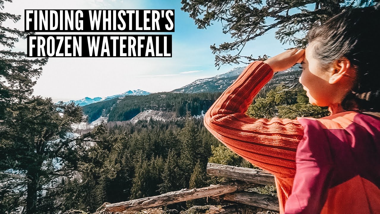 We Found One of Whistler's Frozen Waterfalls: Brandywine Falls, British Columbia // Nat and Max