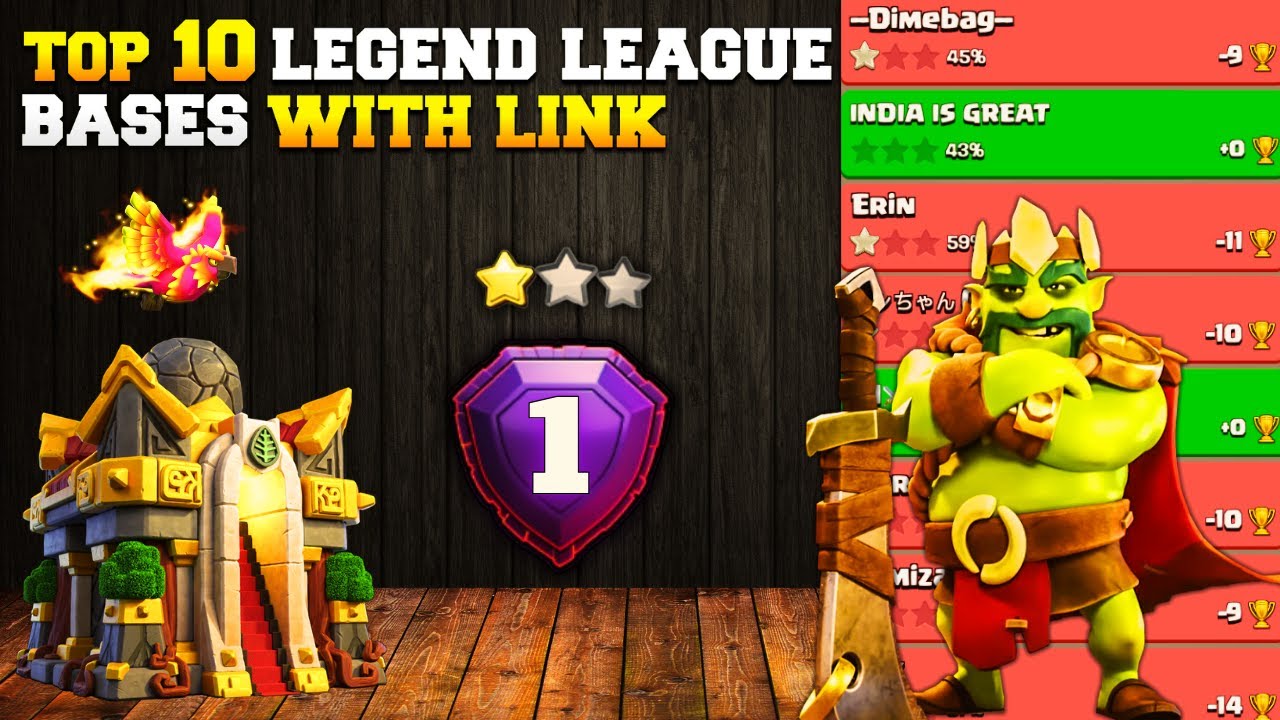 *AFTER UPDATE* Top 10 Th16 Legend League Base Link At +6000 Trophies |*Anti2star*Th16 Base.