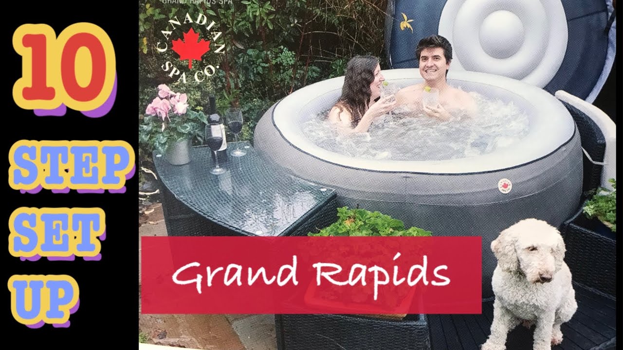 Канадская гидромассажная ванна Grand Rapids. 10-шаговая установка