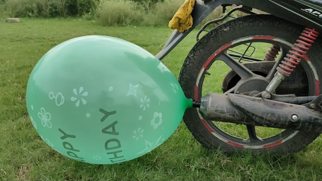 Biggest Monster Balloon vs Bike - Experiment | crazy xyz | xyz crazy xyz | crazy xyz new video | xyz